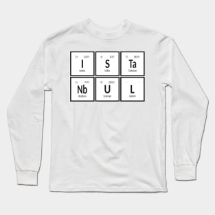 Istanbul City | Periodic Table of Elements Long Sleeve T-Shirt